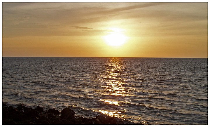 100_2699.jpg - Coucher de soleil à Campeche  Mexique, été 2007 